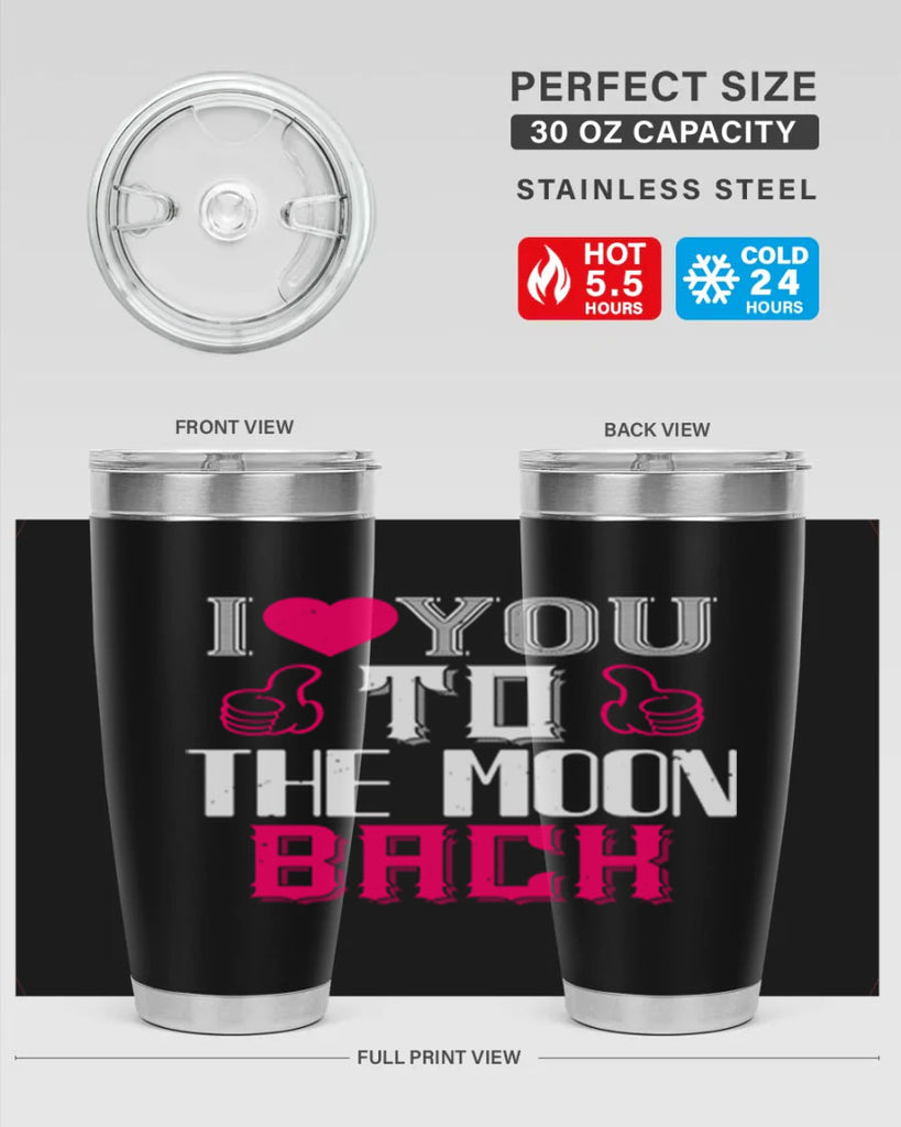 ilove you to the moon beach 49#- valentines day- Tumbler