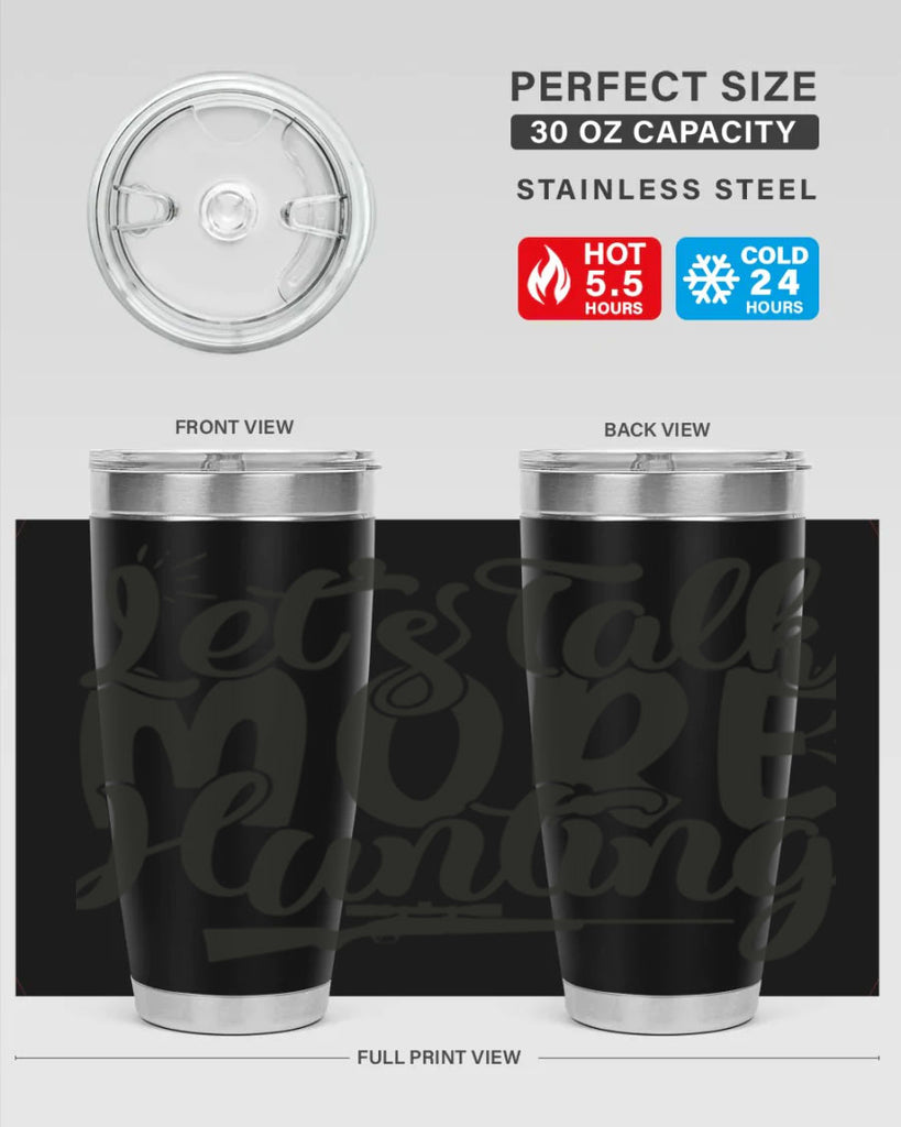 lets talk more hunting 6#- hunting- Tumbler