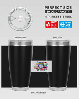 owl 25#- owl- Tumblers