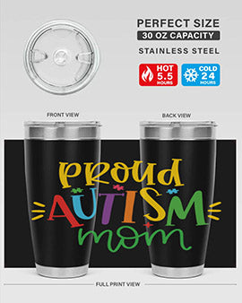 proud autism mom Style 35#- autism- Tumbler