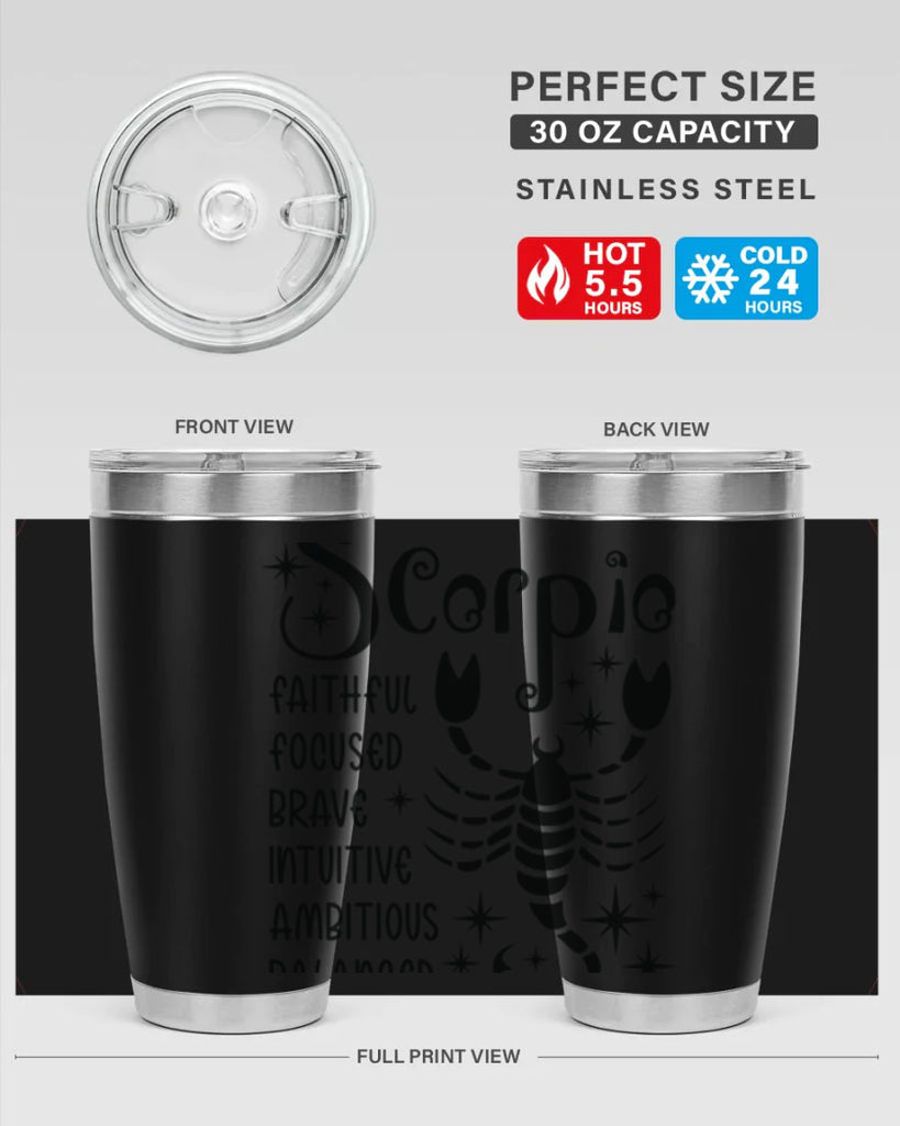 scorpio 431#- zodiac- Tumbler