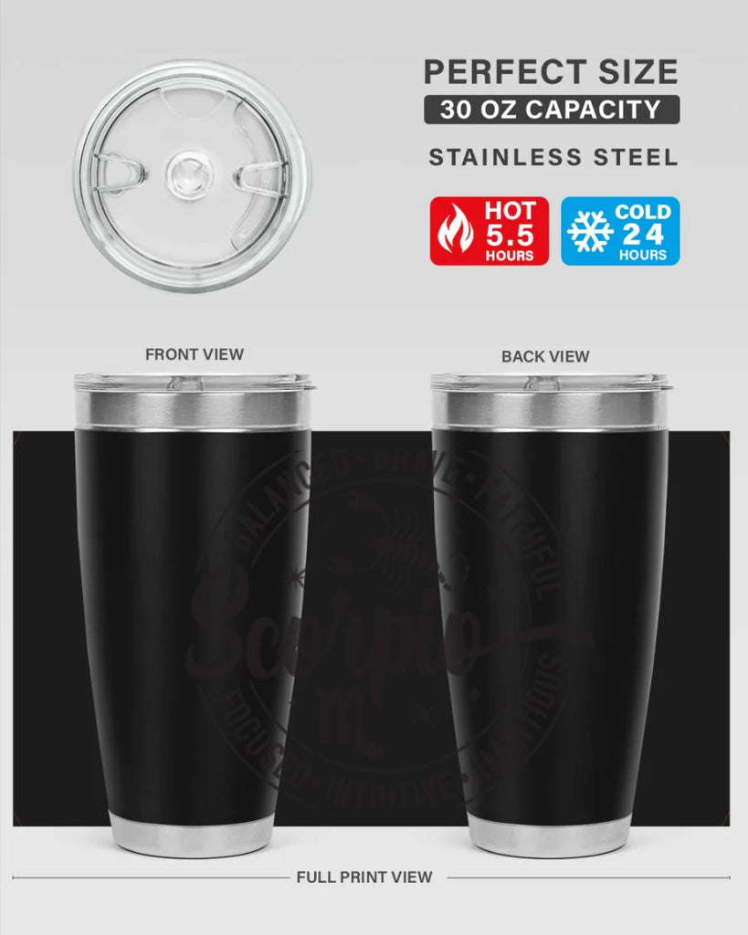 scorpio 438#- zodiac- Tumbler