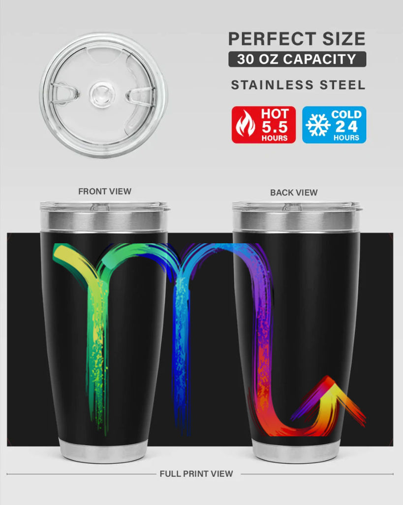 scorpio n 464#- zodiac- Tumbler