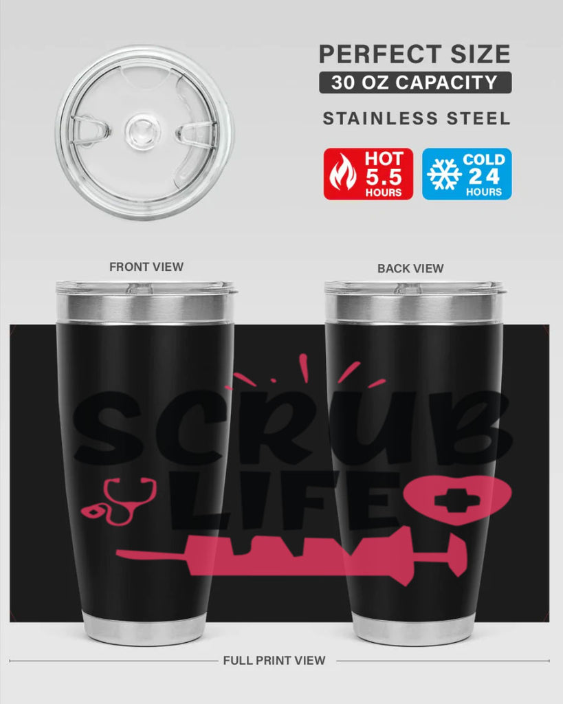 scrub life Style Style 44#- nurse- tumbler