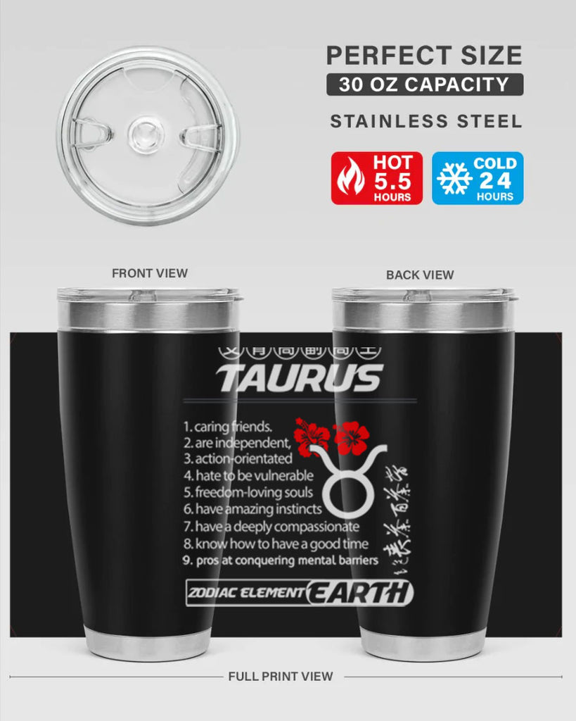 taurus 518#- zodiac- Tumbler