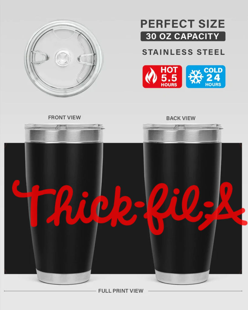 thick fil a 21#- black words phrases- Cotton Tank