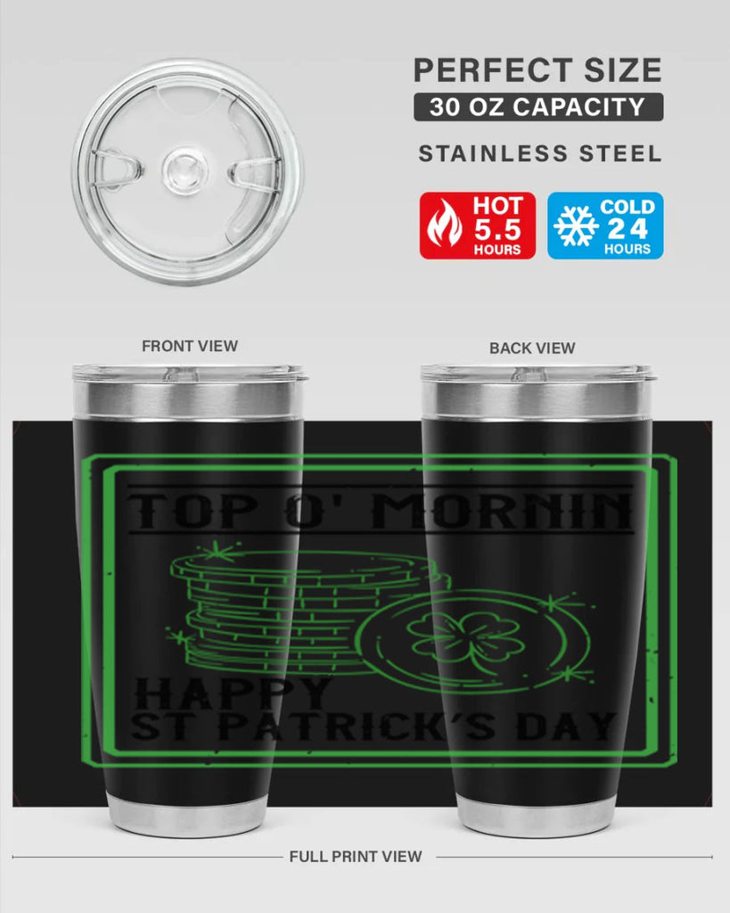 top o mornin happy st patrick’s day Style 8#- St Patricks Day- Tumbler
