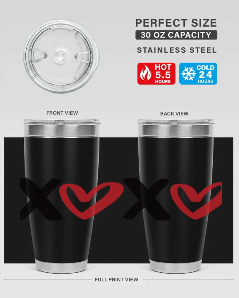 xoxo 12#- valentines day- Tumbler