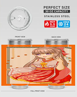 A beautiful and happy girl with kimono 104#- anime- Tumbler