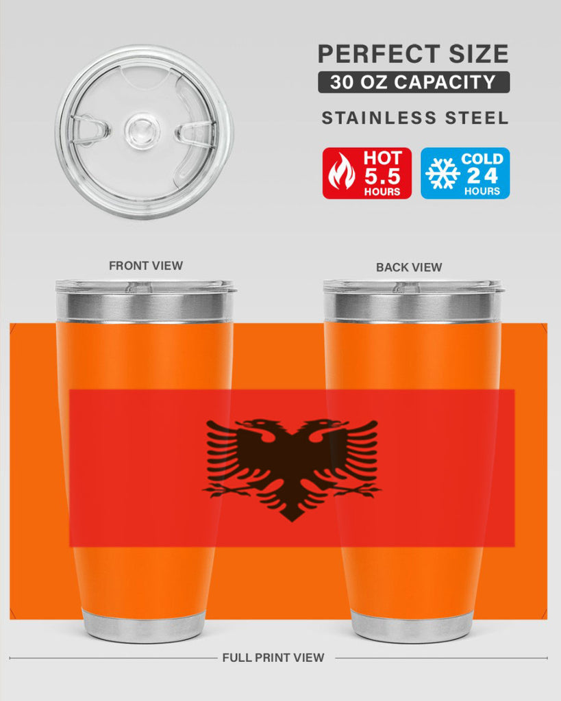 Albania 196#- world flags- Tumbler