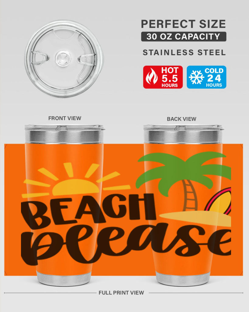 Beach Please Style 51#- summer- Tumbler