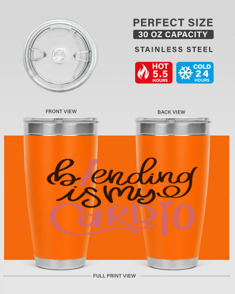 Blending is my Cardio Style 130#- make up- Tumbler