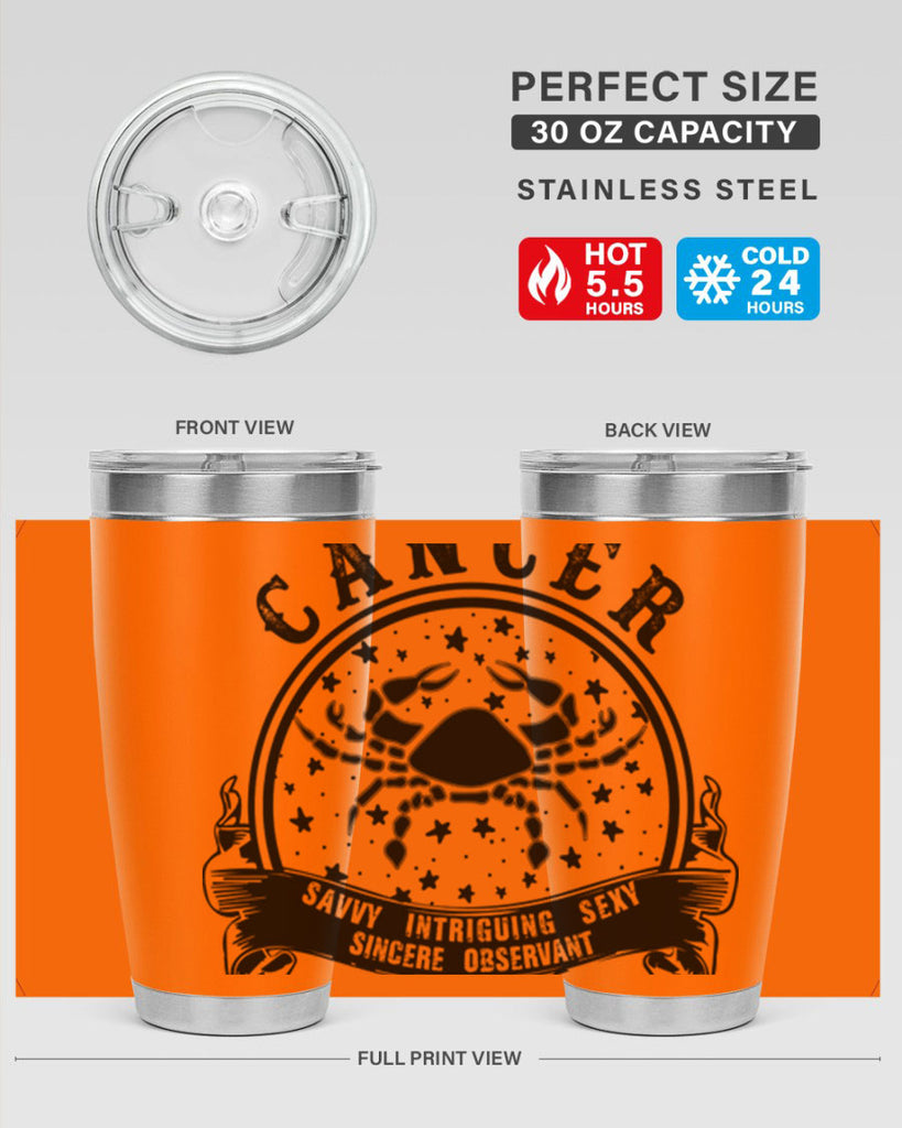 Cancer 13#- zodiac- Tumbler