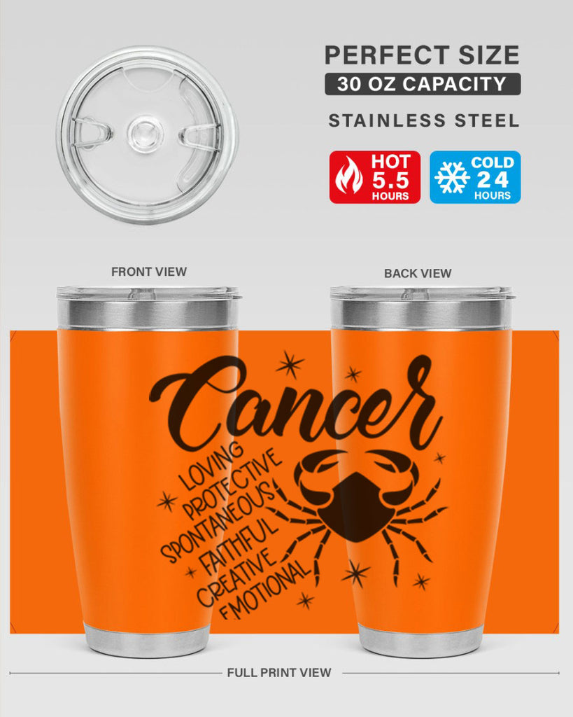 Cancer 151#- zodiac- Tumbler