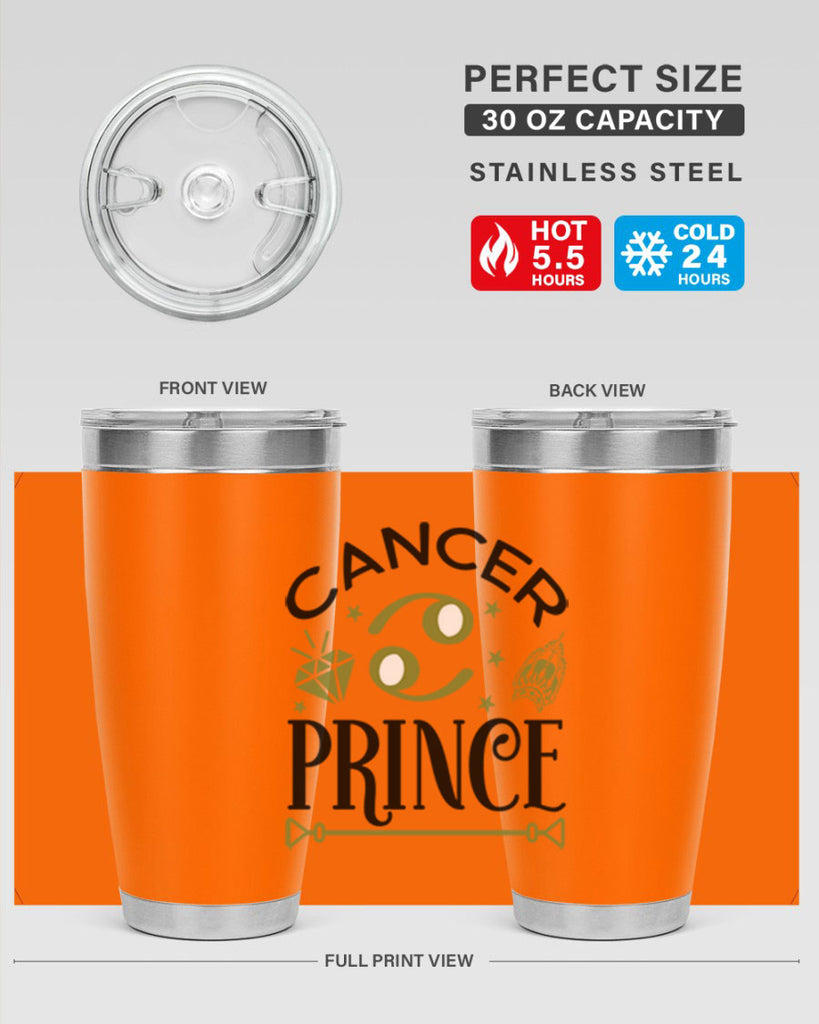 Cancer prince 159#- zodiac- Tumbler