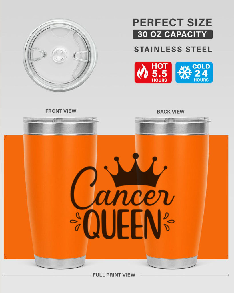 Cancer queen 161#- zodiac- Tumbler