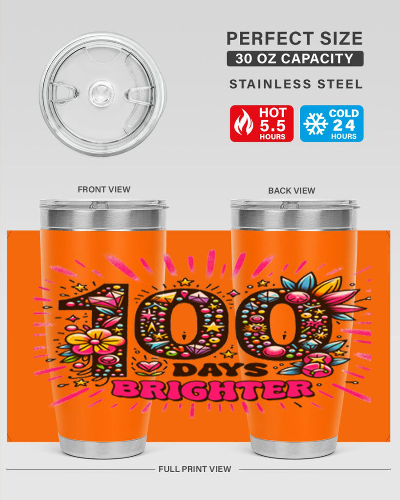Easy 100 Days of School 50#- 100 days of school- Tumbler