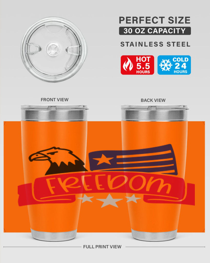 Freedom Style 147#- Fourt Of July- Tumbler