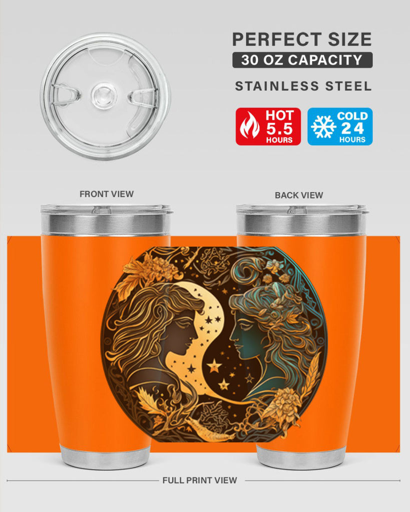 Gemini 216#- zodiac- Tumbler