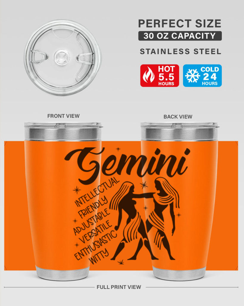 Gemini 223#- zodiac- Tumbler