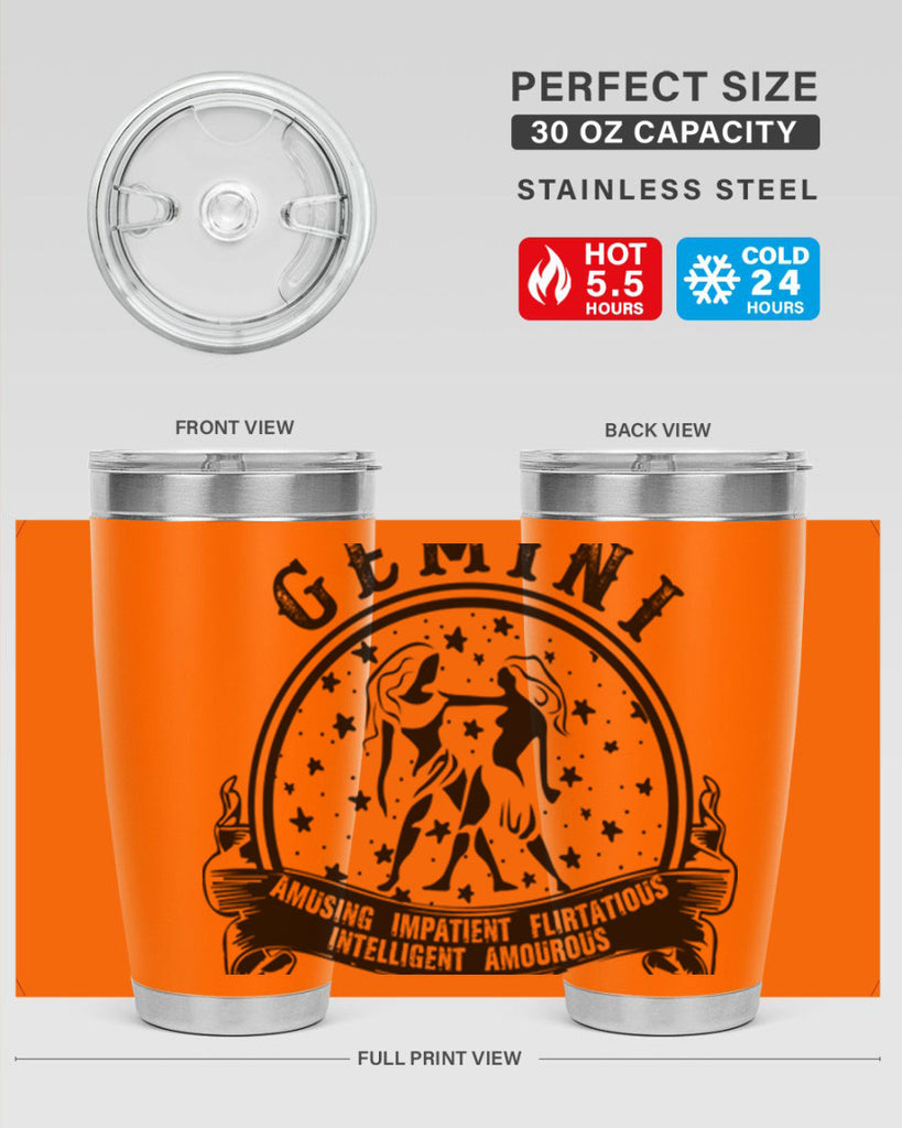 Gemini 9#- zodiac- Tumbler