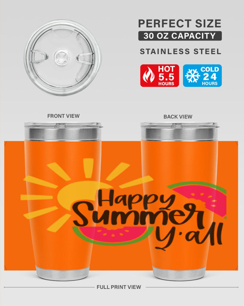 Happy Summer Yall Style 41#- summer- Tumbler