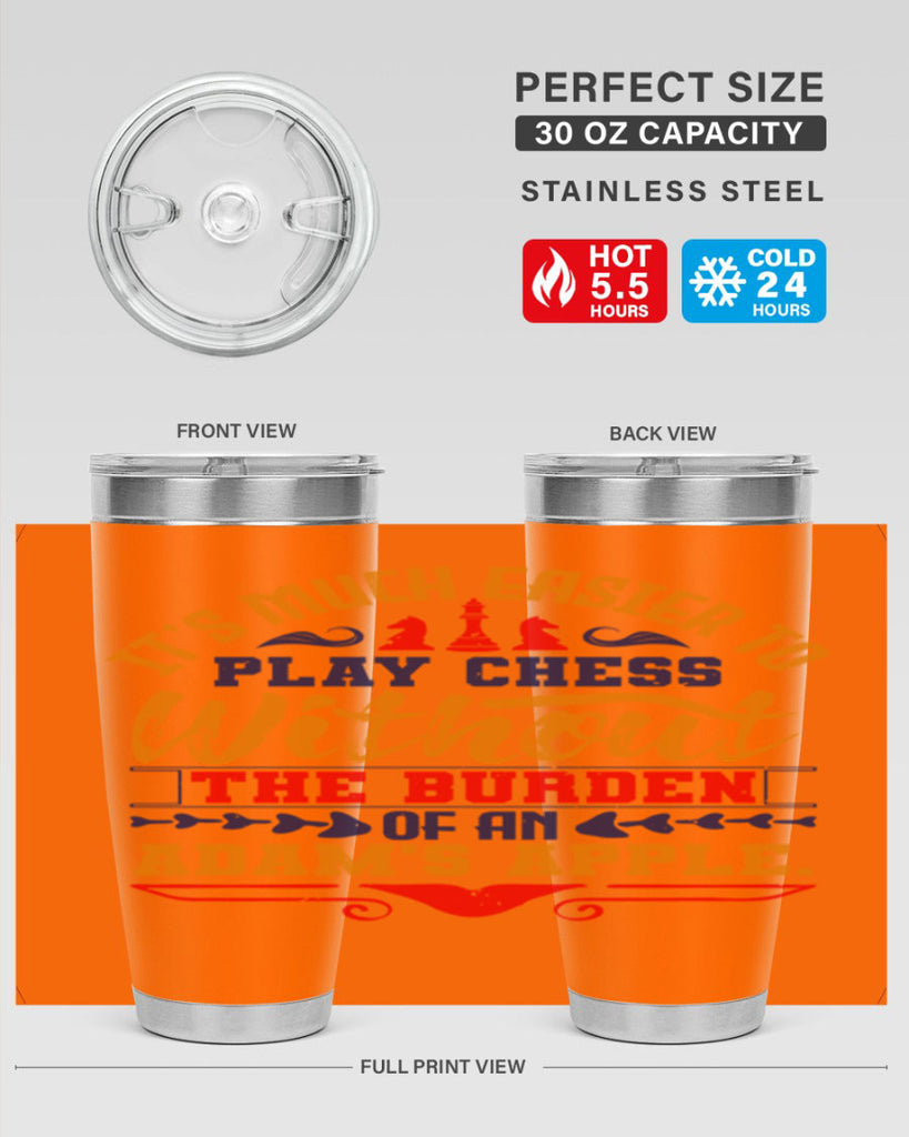 It’s much easier to play chess without the burden of an Adam’s apple 30#- chess- Tumbler