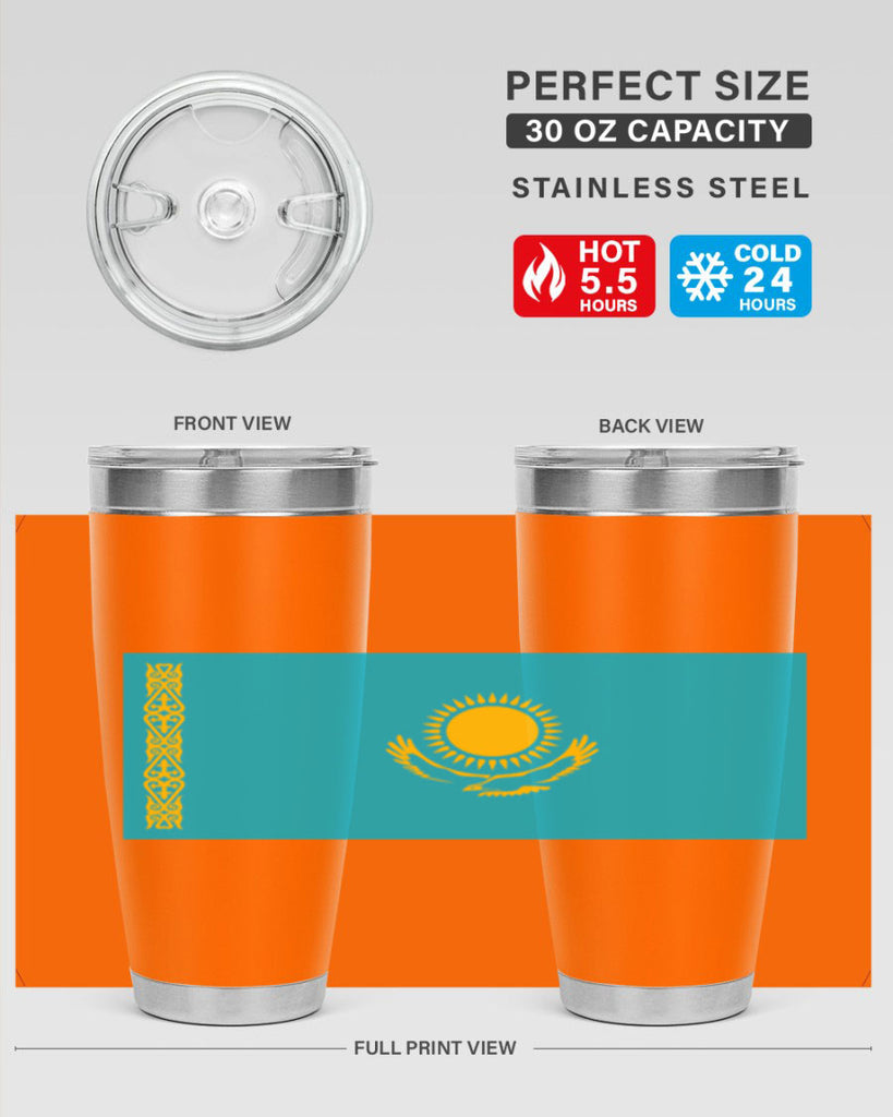 Kazakhstan 111#- world flags- Tumbler