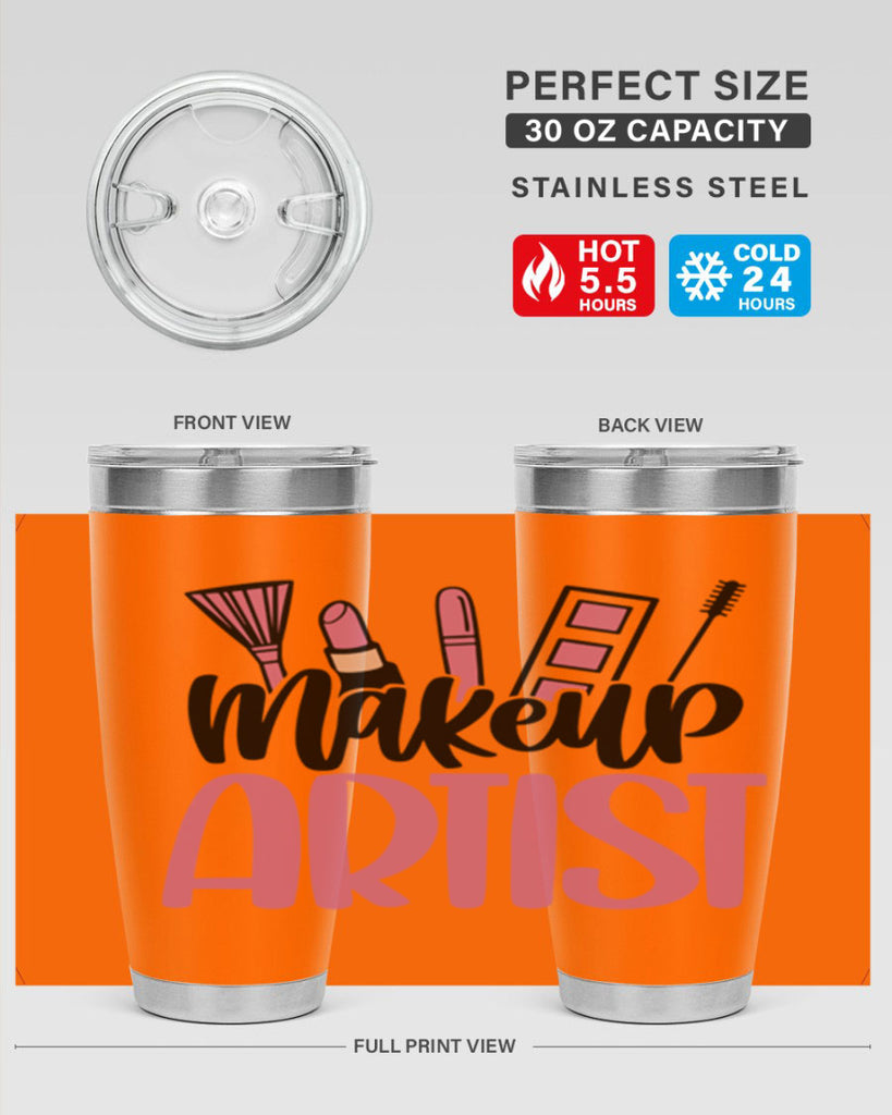 Makeup Artist Style 52#- make up- Tumbler