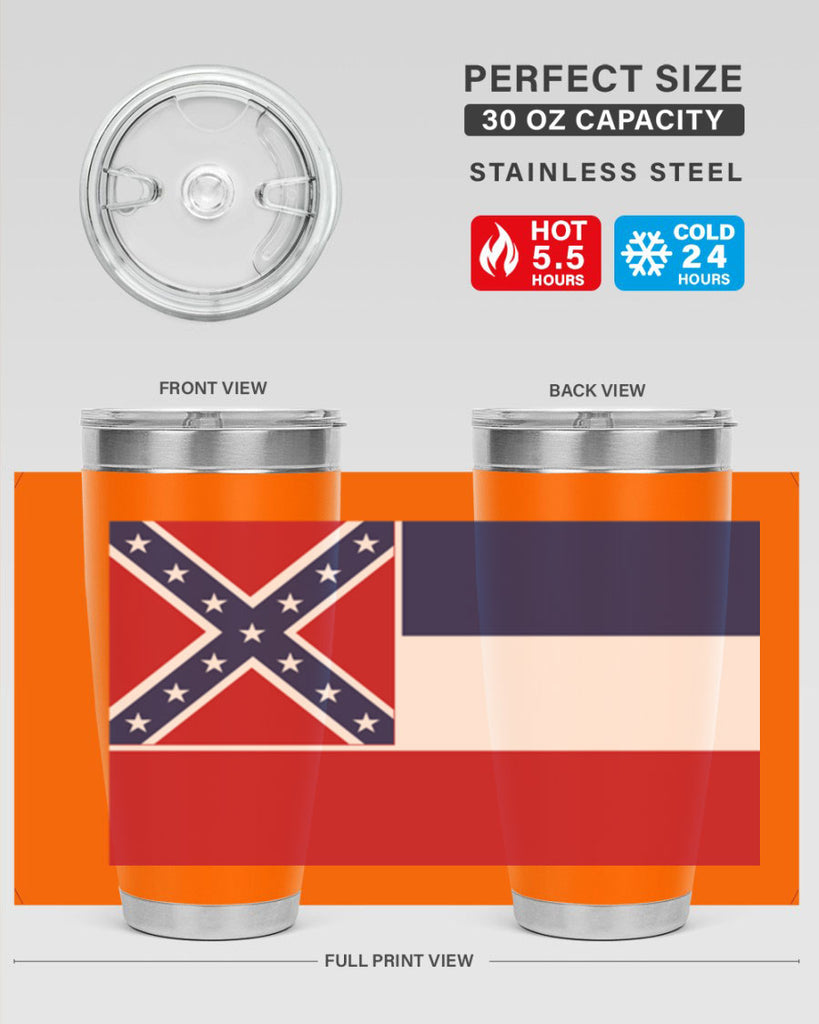 Mississippi 28#- Us Flags- Tumbler