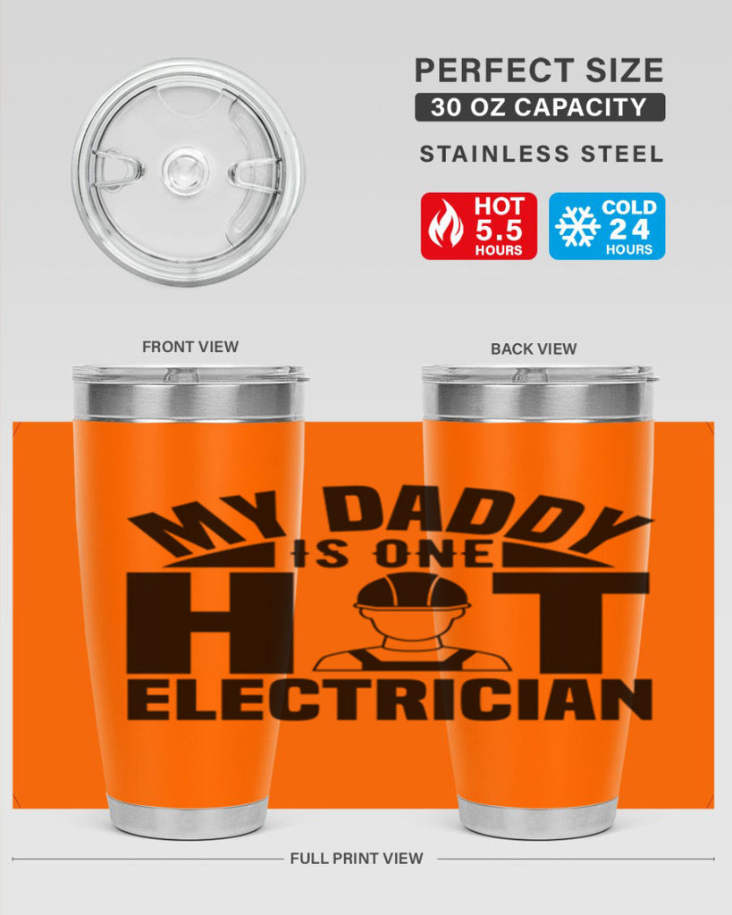 My Daddy Style 24#- electrician- tumbler