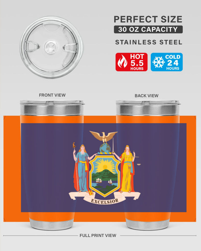 New York 20#- Us Flags- Tumbler