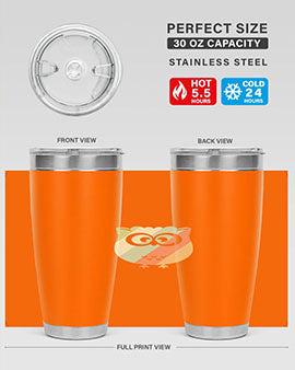 Owl Retro Style Vintage A TurtleRabbit 15#- owl- Tumblers