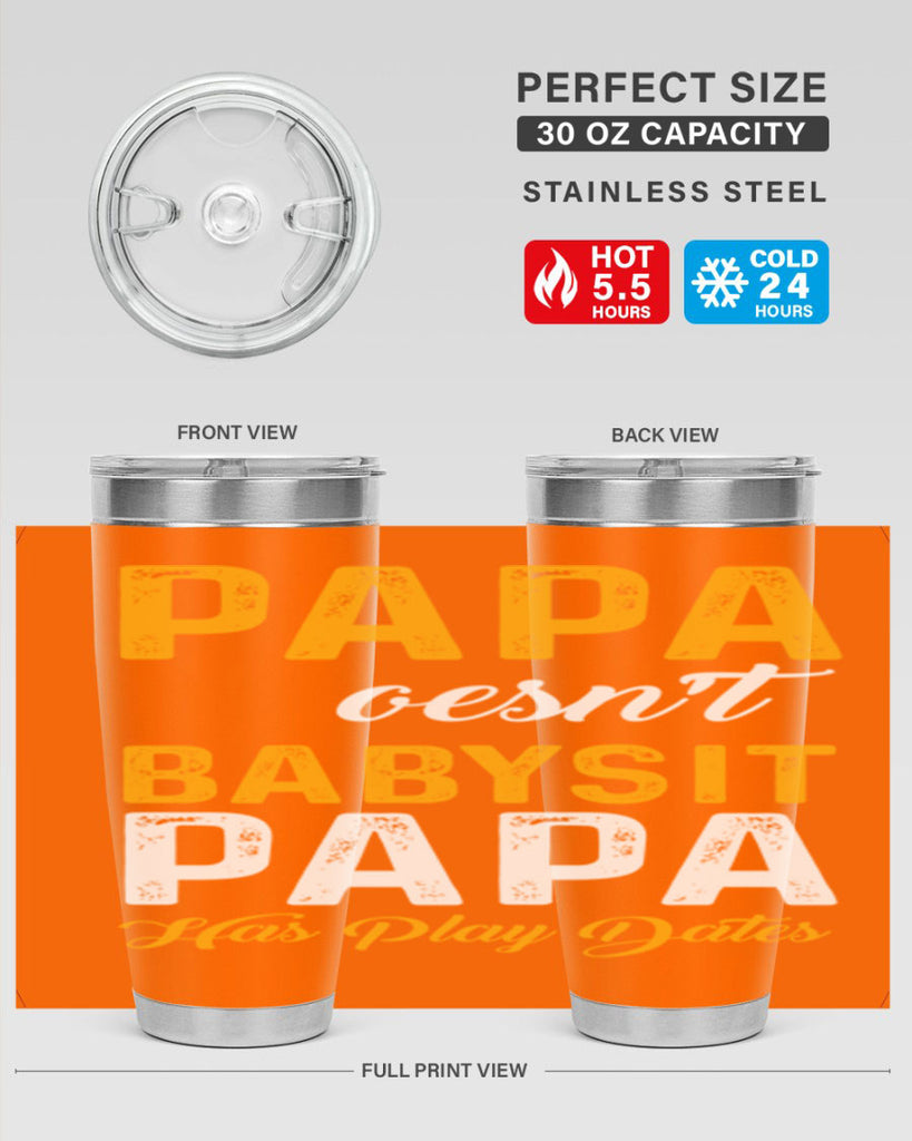 Papa 124#- grandpa - papa- Tumbler