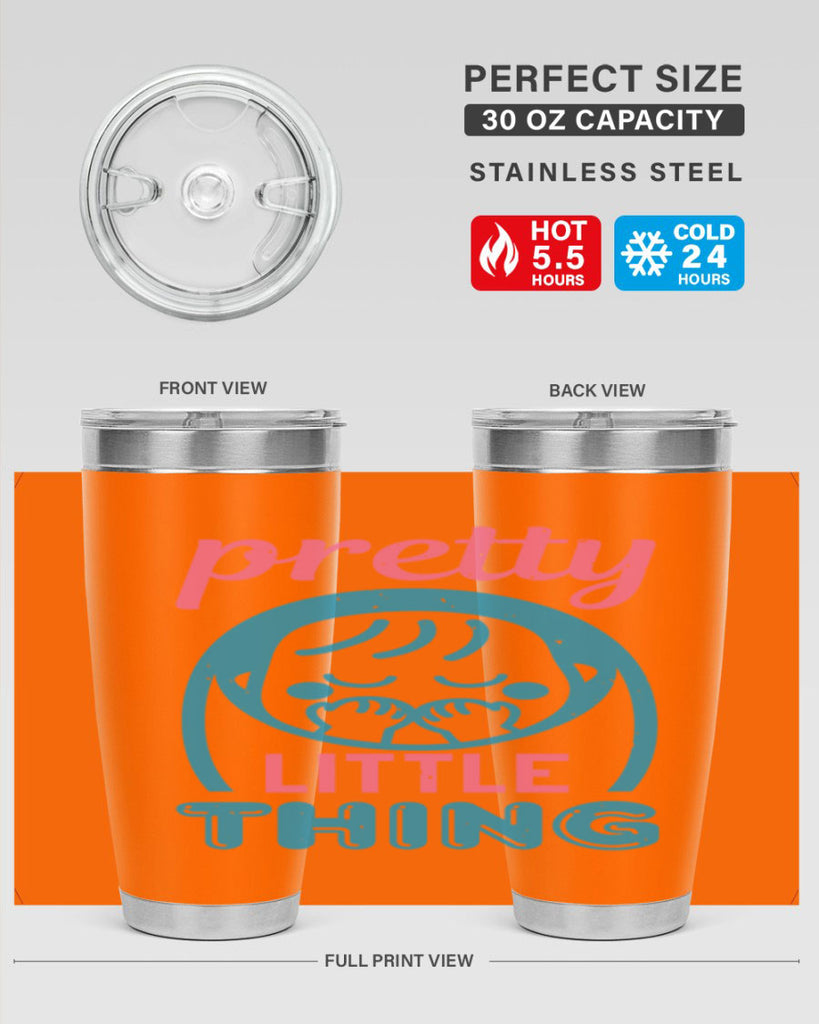 Pretty little Thing Style 19#- baby shower- tumbler