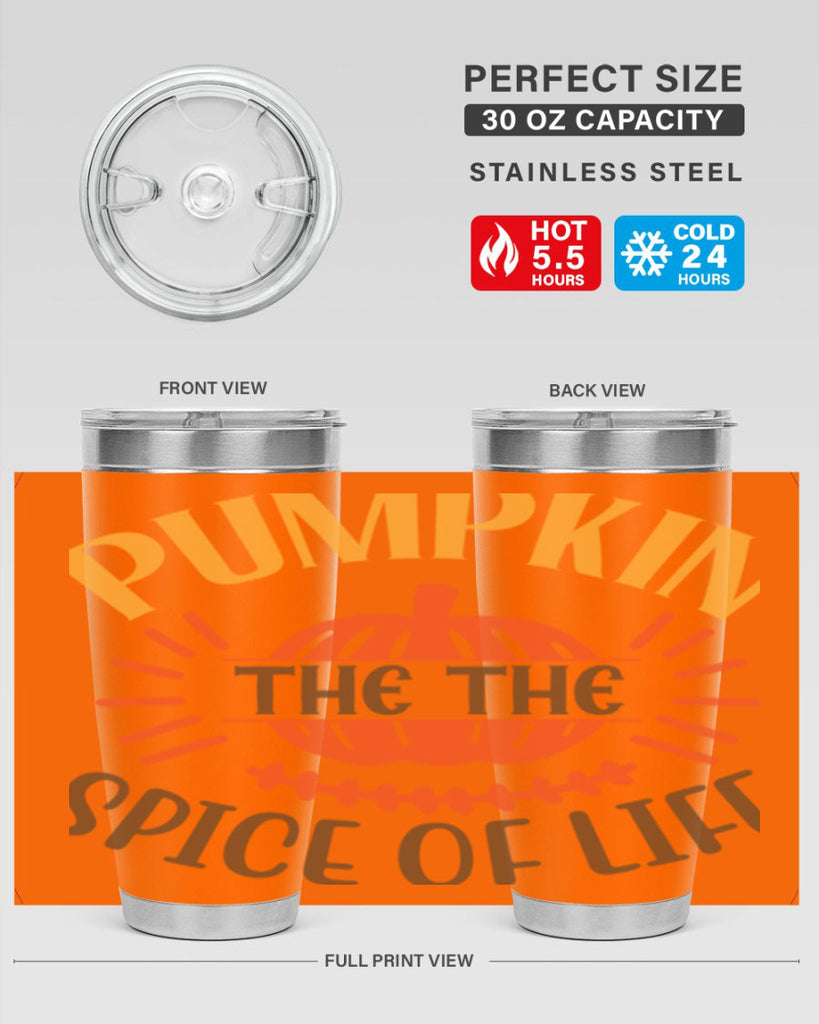 Pumpkin the the Spice of Life 560#- fall- Tumbler
