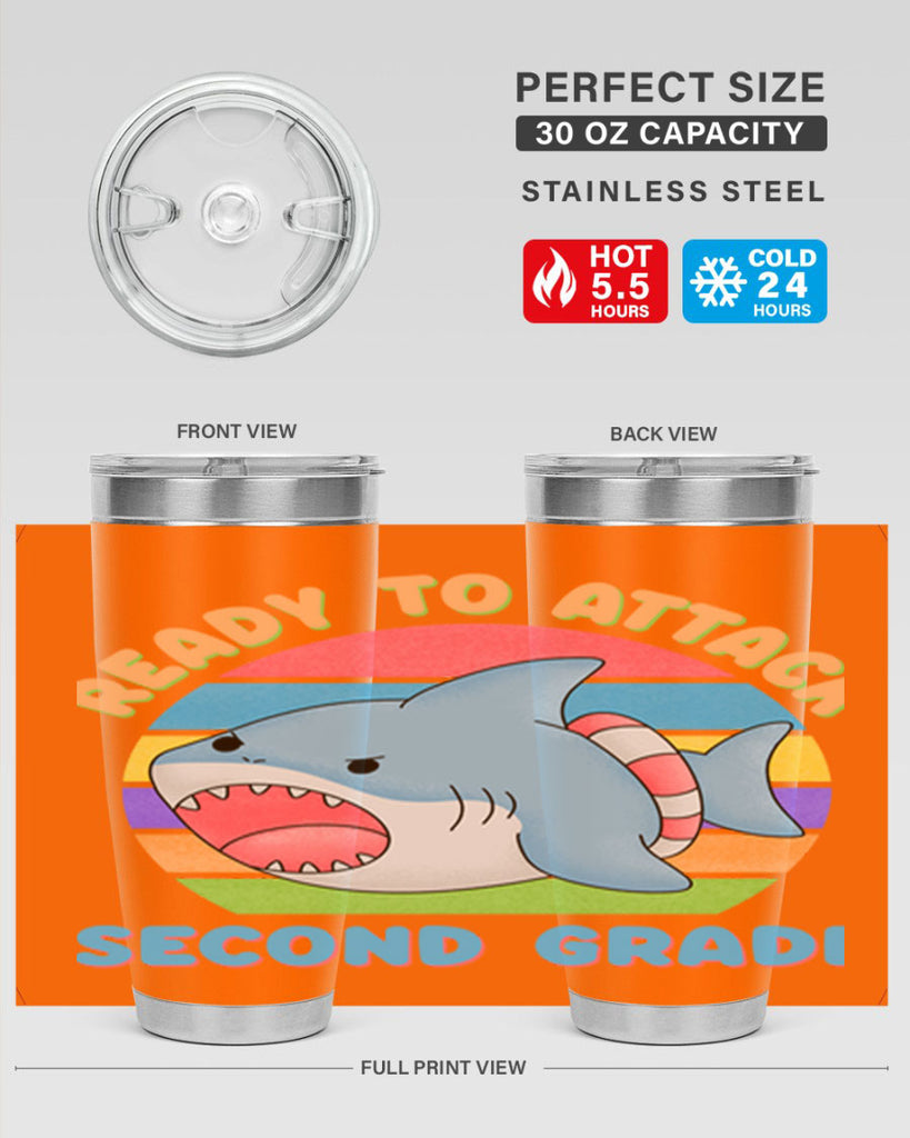 Ready to Attack 2nd Grade 19#- second grade- Tumbler