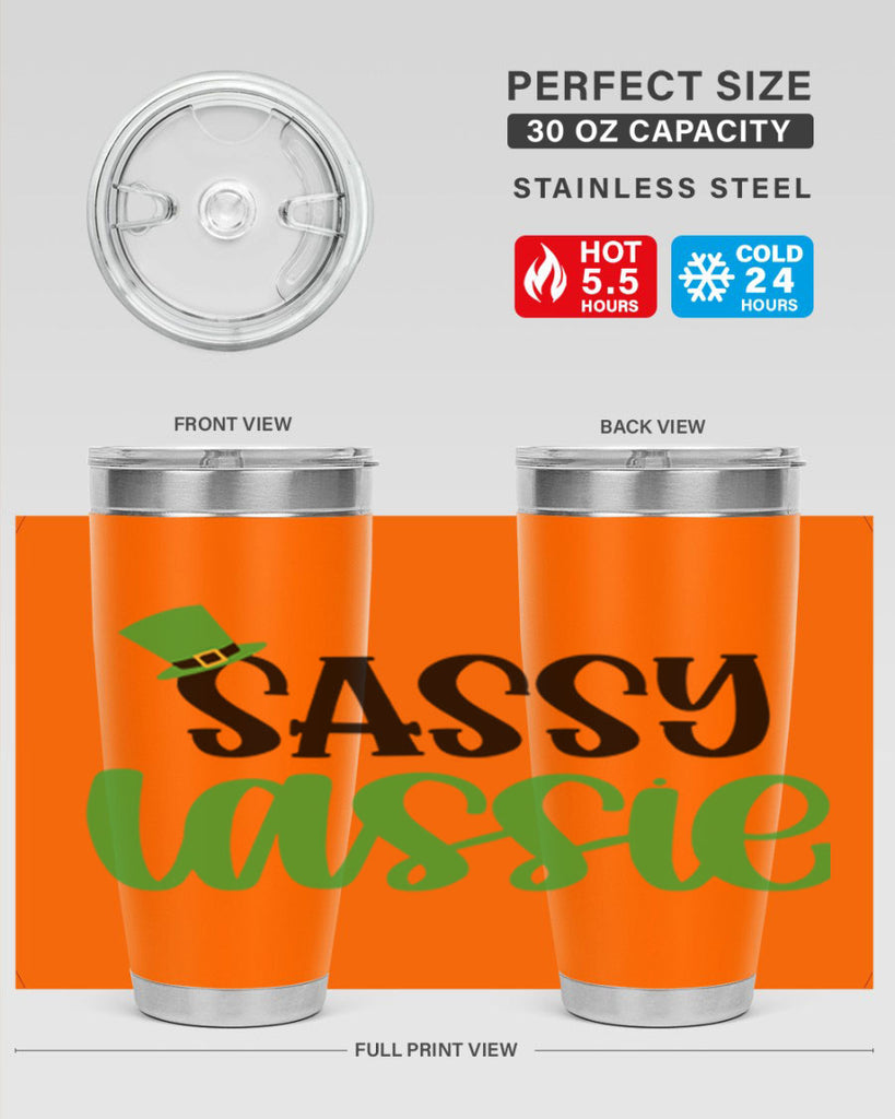 Sassy Iassie Style 34#- St Patricks Day- Tumbler