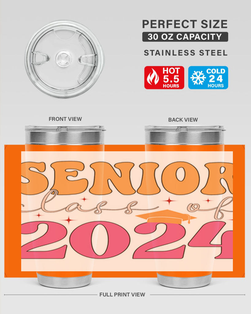Senior class of 2024 19#- 12th grade- Tumbler
