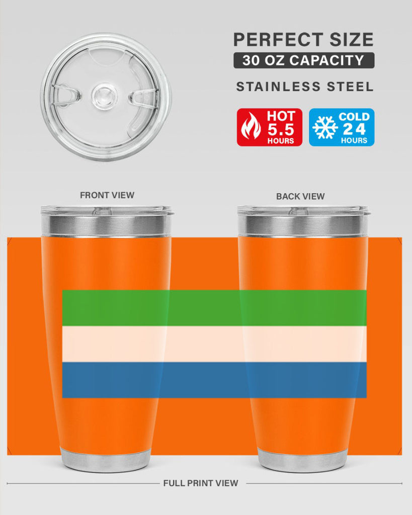 Sierra Leone 42#- world flags- Tumbler