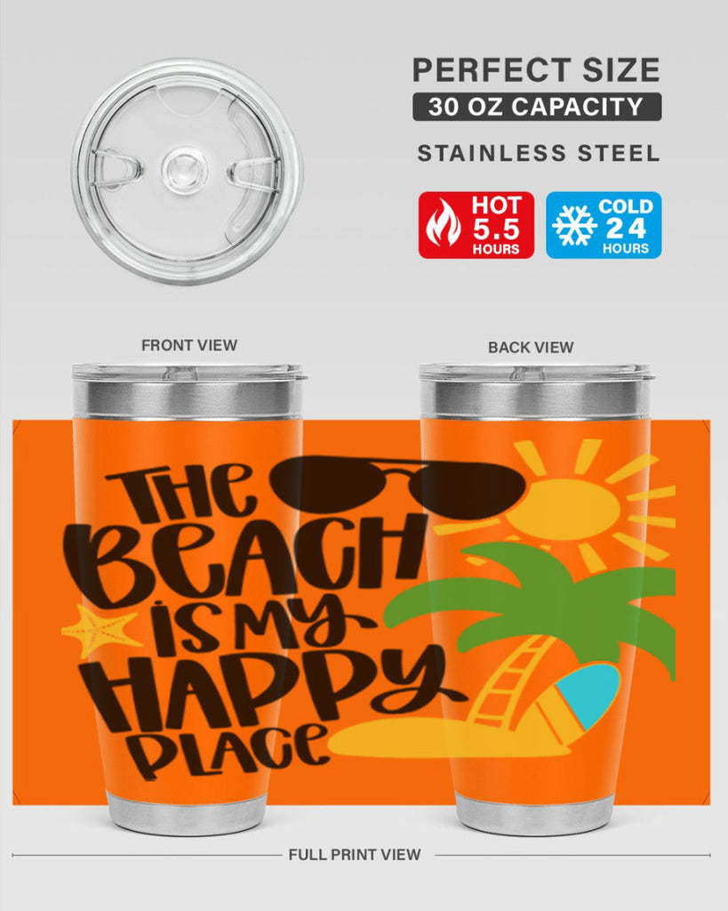 The Beach Is My Happy Place Style 12#- summer- Tumbler