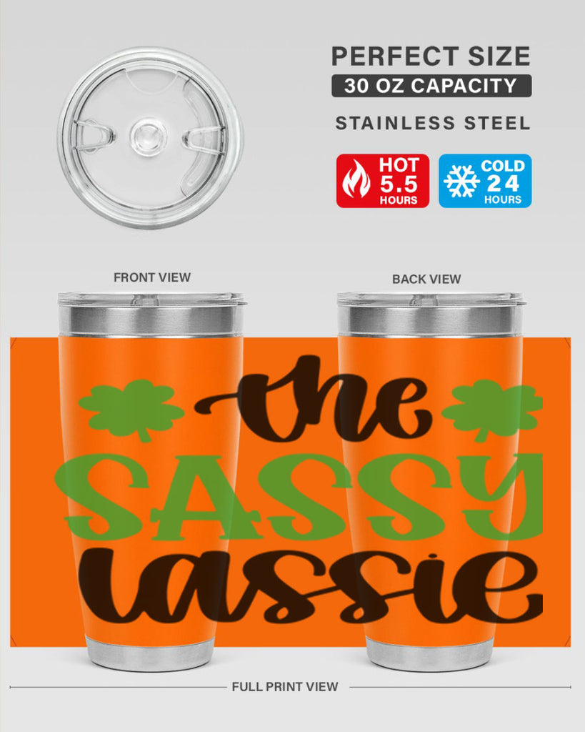 The Sassy Iassie Style 26#- St Patricks Day- Tumbler