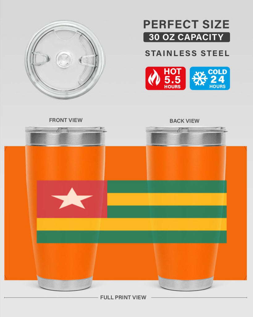 Togo 21#- world flags- Tumbler