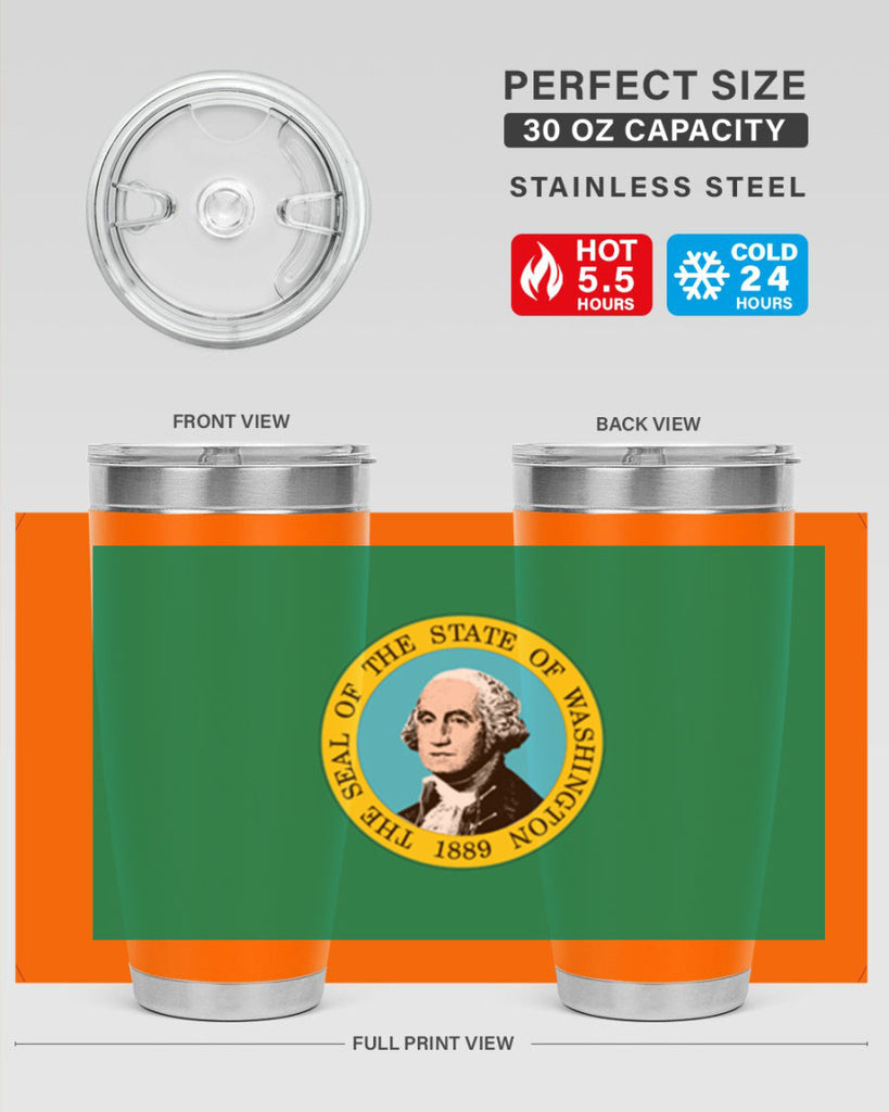 Washington 4#- stateflags- Tumbler