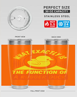 What exactly is the function of a rubber duck Style 10#- duck- Tumbler