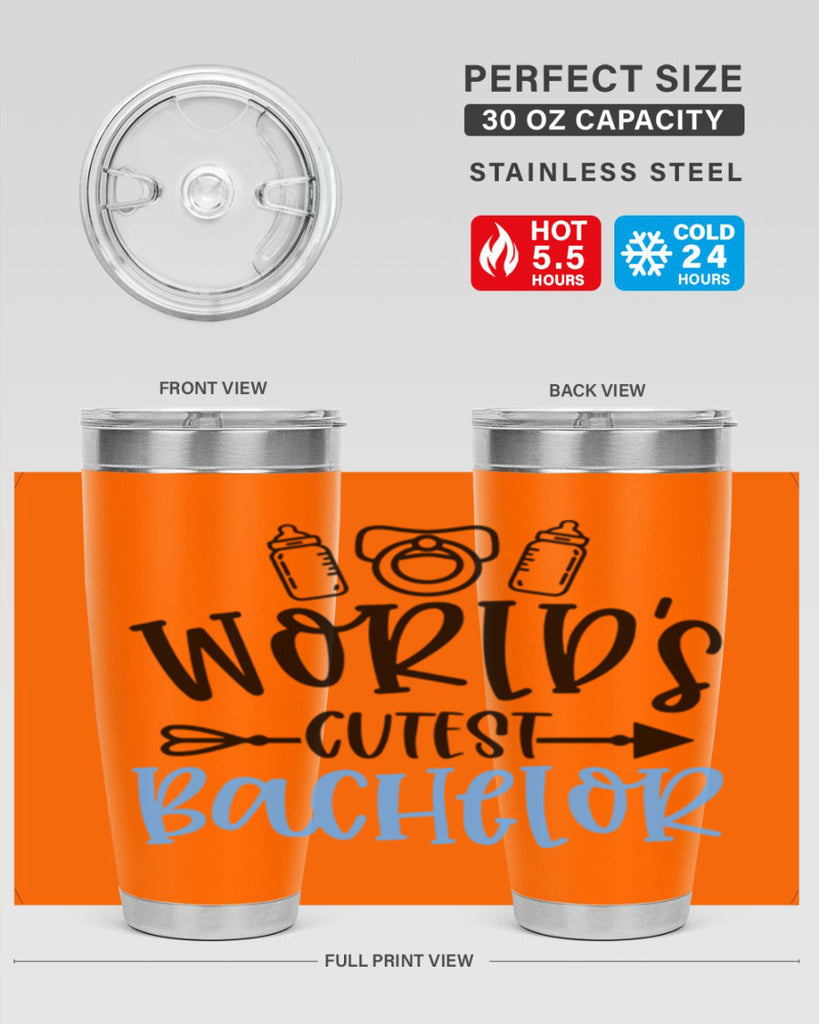 Worlds Cutest Bachelor Style 13#- baby- tumbler