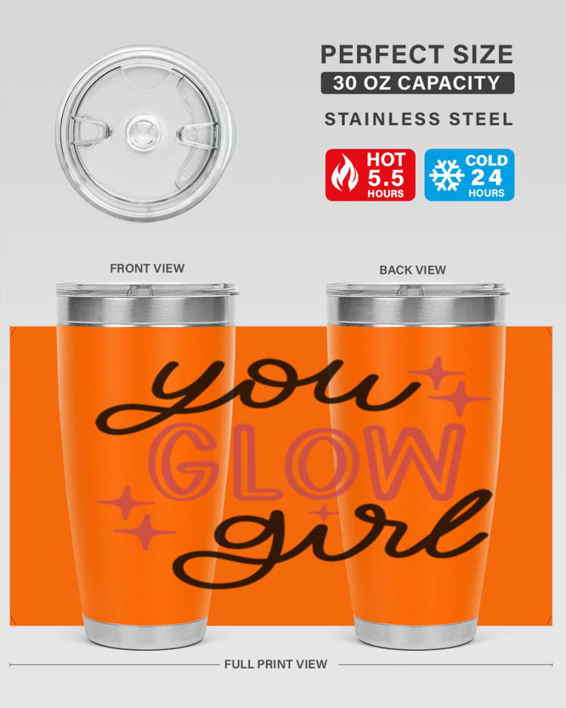 You Glow Girl Style 5#- make up- Tumbler
