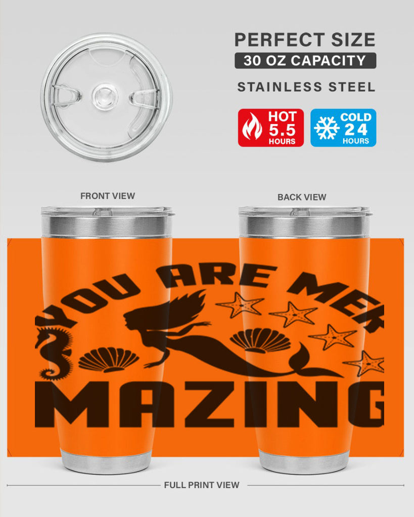 You are mer mazing 685#- mermaid- Tumbler