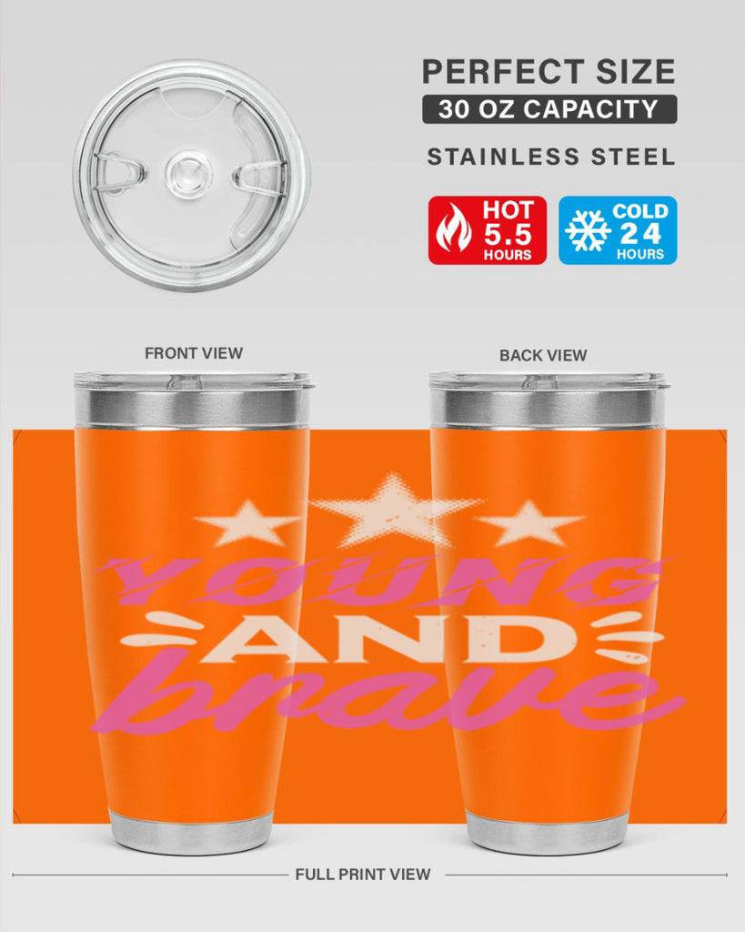 Yound and Brave Style 160#- baby- tumbler