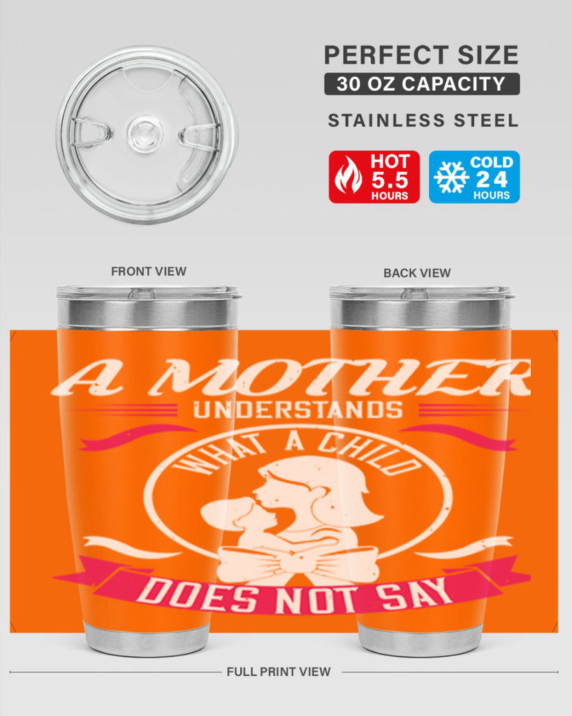 a mother understands 8#- mothers day- Tumbler